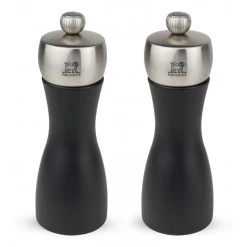 De gros ???? Duo Moulin à Poivre et à Sel Fidji 15 cm Noir-Inox Peugeot ⭐