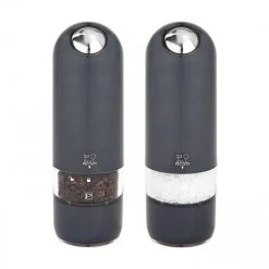 Grosses soldes ???? Duo Moulin à Poivre et Sel Electrique Alaska 17 cm Gris Quartz Peugeot ????